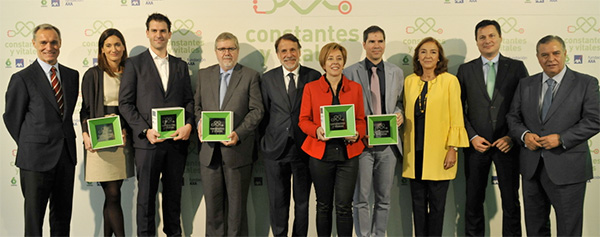 Premio Constantes y Vitales - foto de los premiados